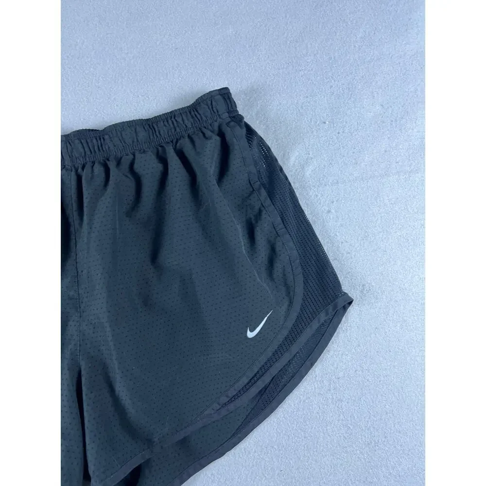 Nike Tempo Running Shorts Womens XL Black Dri-FIT Mesh Detail Performance Active
